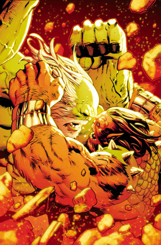 Comic fight giant creature red - a comic book cover free wallpaper for mobile