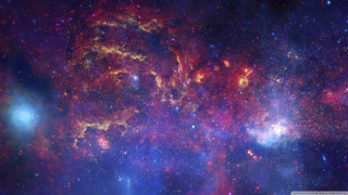 Large colorful star field blue - many star free wallpaper for desktop