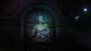 Statue man window light planet - carlo carlone free wallpaper
