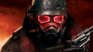 Man gas mask gun red 2 - a man in a gas mask holding free wallpaper