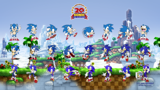 Sonic characters city sky background - sonic free wallpaper for desktop