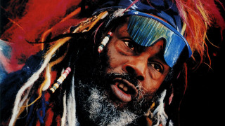 Man dreadlocks beard colorful headdress - a blue hat free wallpaper for desktop