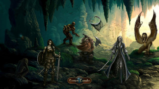 People forest wings demon group - high fantasy free wallpaper