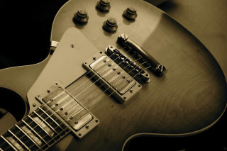 Guitar black white photo neck 3 - eric taylor free wallpaper for desktop