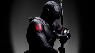 Baioken eishun future cobra helmet - a black suit holding free wallpaper