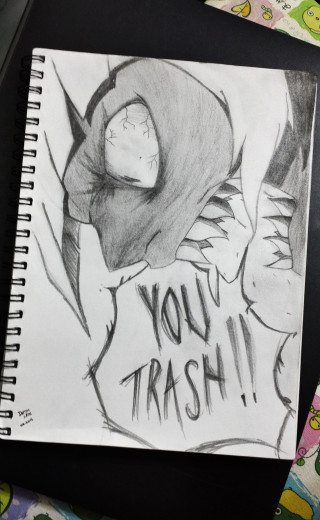 Person hoodie trash notebook drawing - artgerm free wallpaper for mobile