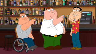 Man wheelchair bar conversation alcohol - a bar free wallpaper
