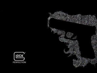 Black white gun pattern dahlov - a detailed drawing free wallpaper for desktop