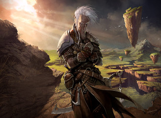 Fantasy warrior sword armor hillside - a sword and armor free wallpaper