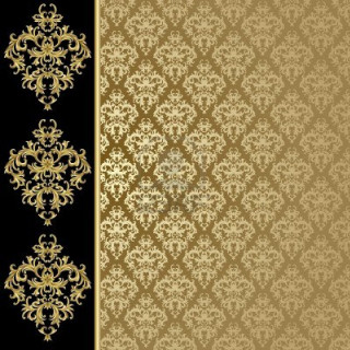 Black gold wallpaper gold border - alesso baldovinetti free wallpaper for tablet