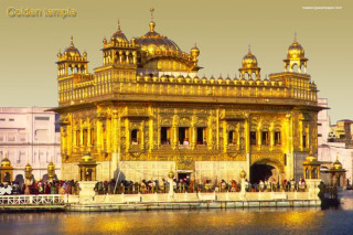 Large building golden dome water 3 - side next free wallpaper