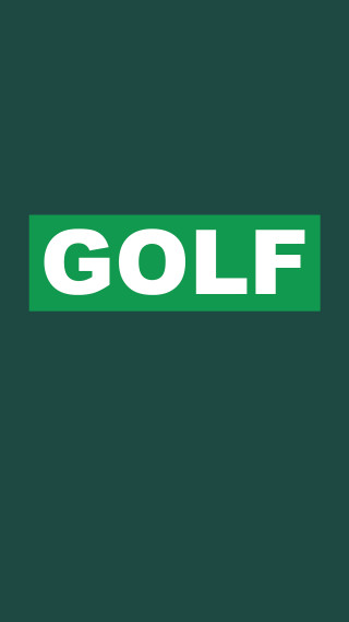 Green golf sign white golf - vector art free wallpaper for mobile