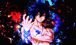 Anime character arms crossed hands - his hands out in front free wallpaper
