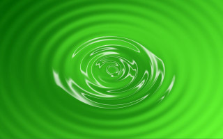 Green background circular design white - op art free wallpaper for desktop