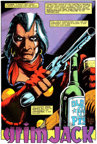 Woman gun wine comic book - michael kaluta free wallpaper