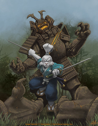 Giant robot person sword cartoon - free fantasy wallpaper for mobile