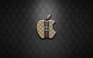 Gucci logo black background green - a green stripe free wallpaper