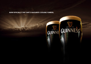 Guinness beer mugs dark sky - a sky background and a quote free wallpaper