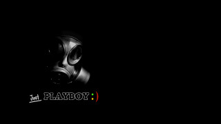 Gasmask phaboy darkroom redwhite sign - sign free wallpaper for desktop