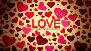 Hearts love wall art decoration 2 - a picture of a bunch free wallpaper