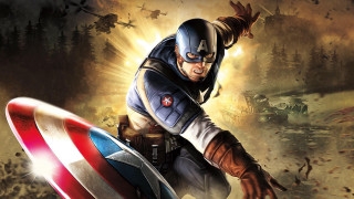 Captain america costume man shield 6 - a man in a captain america costume holding free wallpaper for desktop