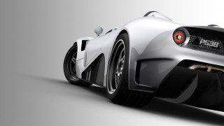 White sports car rear cobra - rear free wallpaper