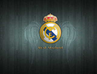 Real madrid logo green background 3 - realism free wallpaper
