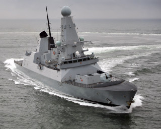 Large gray boat water cloudy 2 - a cloudy day free wallpaper