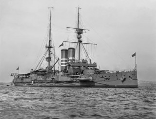 Large ship floating water flag - vfx free wallpaper