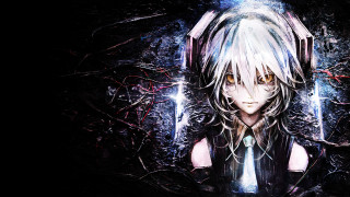 Anime character sword creepy look - a creepy look free wallpaper