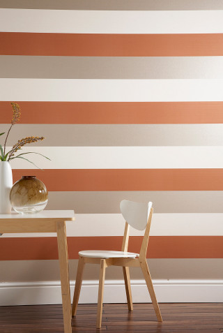 Chair vase table striped wall - a table in front free wallpaper for mobile