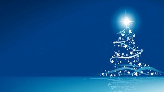 Christmas tree stars water bright - a christmas tree free wallpaper for desktop