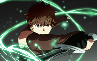 Anime character sword green light - green light free wallpaper