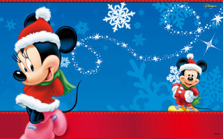 Mickey mouse christmas card santa - a santa clause free wallpaper for desktop