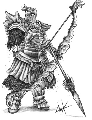 Knight sword shield back drawing - a charcoal drawing free wallpaper