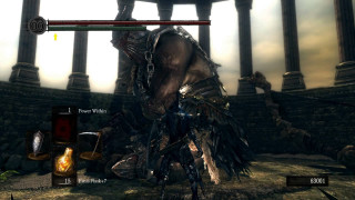 Giant creature game columns pillars - dark soul free wallpaper