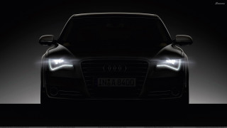 Black car headlights dark room 2 - the dark room free wallpaper