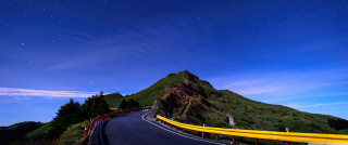 Road mountain blue sky stars - star above free wallpaper