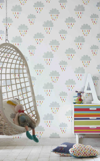 Childs bedroom swing chair cloud - a storybook illustration free wallpaper for mobile