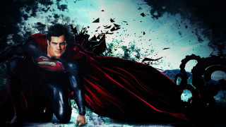Superman man black background birds - a man in a superman suit free wallpaper for desktop