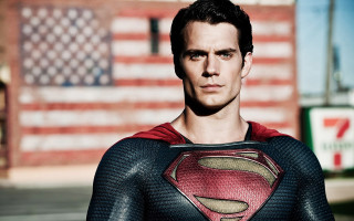 Man superman suit building american - superflat free wallpaper