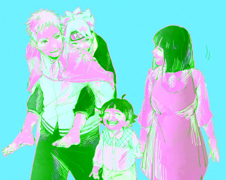 Family child man woman standing - a womans hand free wallpaper for desktop