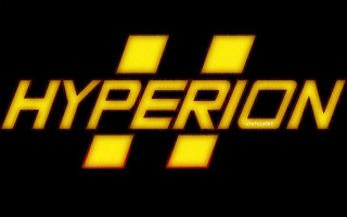 Yellow black logo hyperion black - real free wallpaper
