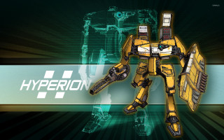 Yellow robot green background white - concept design art free wallpaper for desktop