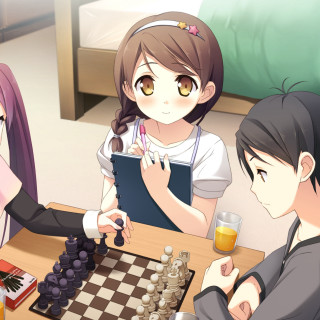 Chess game couple table book - chizuko yoshida free wallpaper for tablet