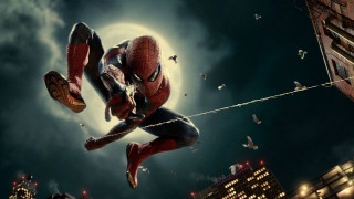 Spider man jumping bat full - a spider man free wallpaper
