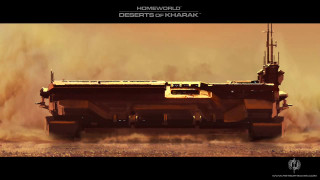 Large truck desert dirt dust - cinematic concept art free wallpaper for desktop