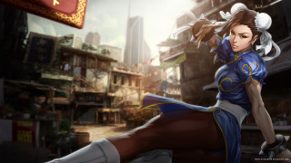 Woman blue outfit sword city - a blue outfit free wallpaper for desktop