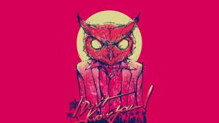 Red owl red shirt red - outrun free wallpaper for desktop