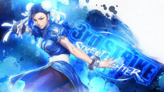 Woman blue outfit sword blue - stanley artgerm lau free wallpaper